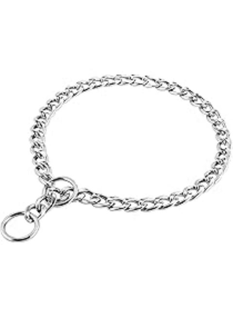 Stainless Steel Dog Collar, 3mm Chain Training Collar